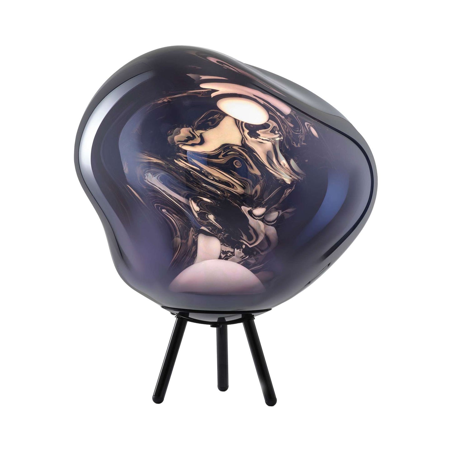 Melt Portable LED Floor Lamp in Smoke.