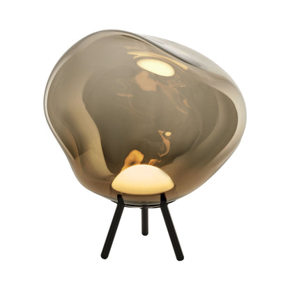 Melt Portable LED Floor Lamp in Bronze.
