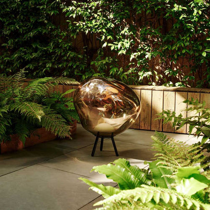 Melt Portable LED Floor Lamp in Outside Area.