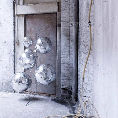 Mirror Ball LED Floor Lamp in Detail.