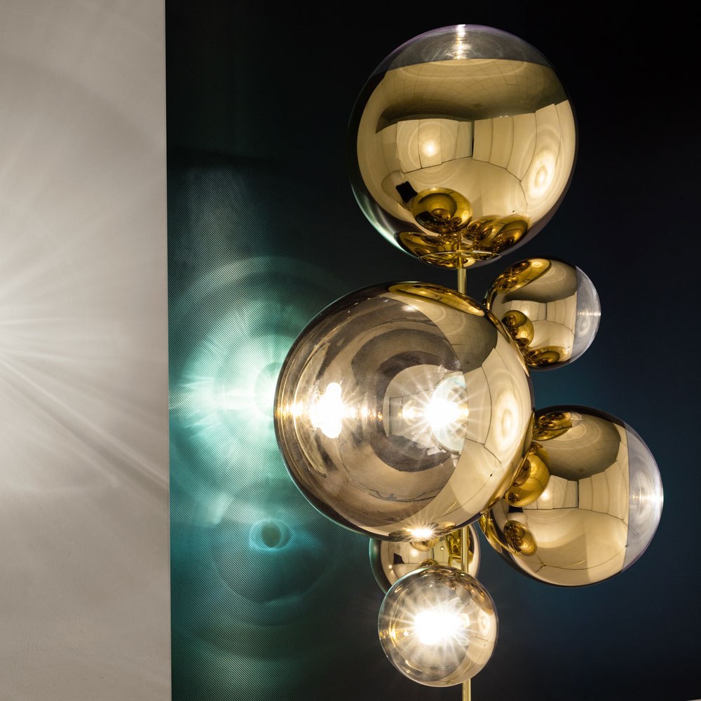 Mirror Ball LED Floor Lamp in Detail.