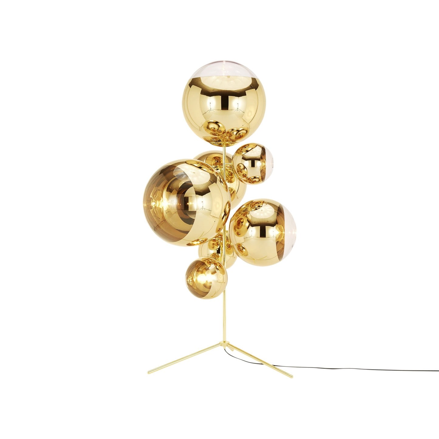 Mirror Ball LED Floor Lamp in Detail.