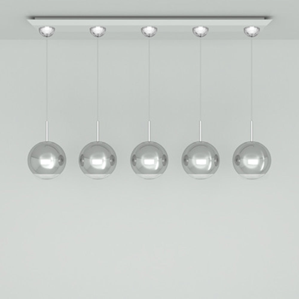 Mirror Ball LED Linear Pendant Light.