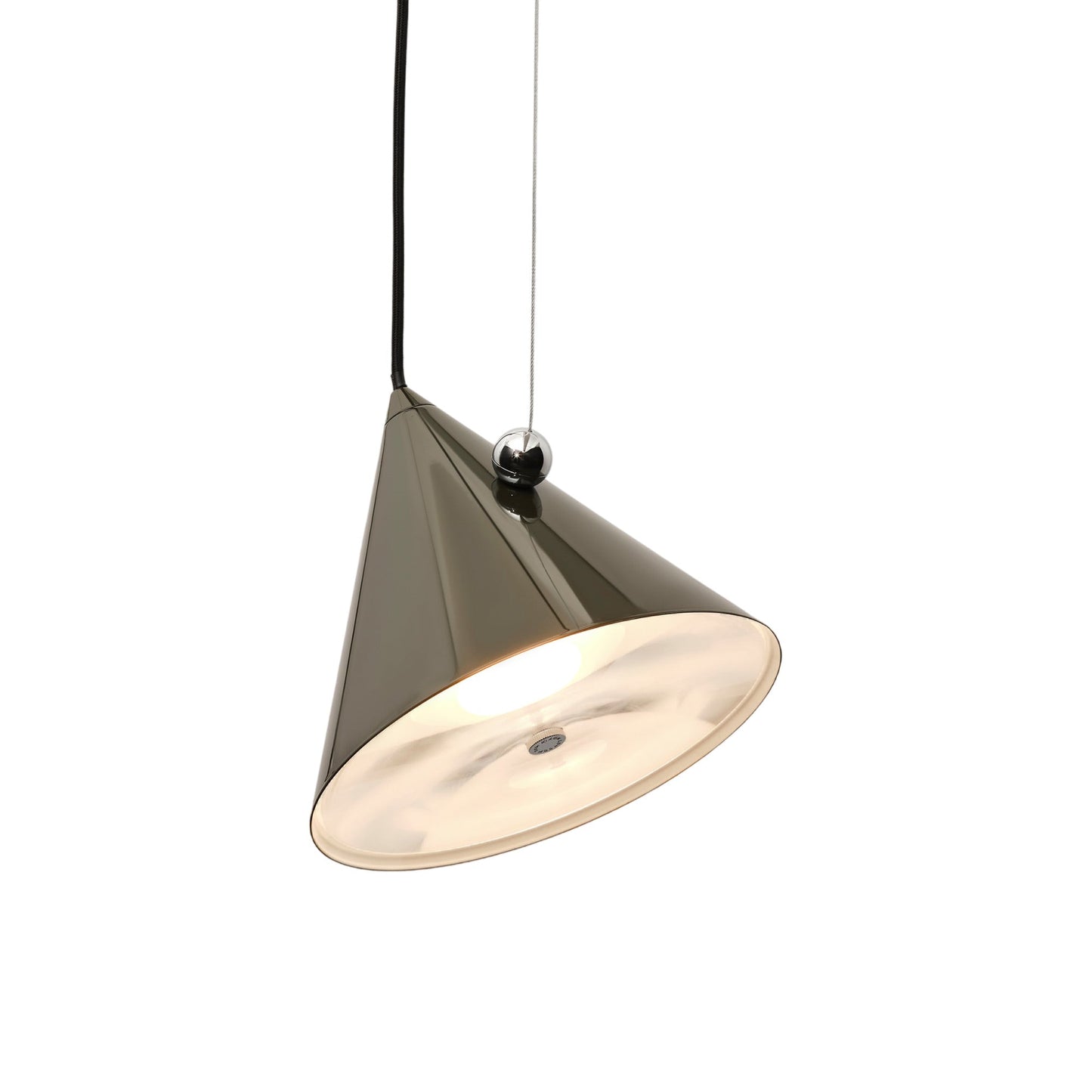 Pose LED Pendant Light in Kelp (9.8-Inch).
