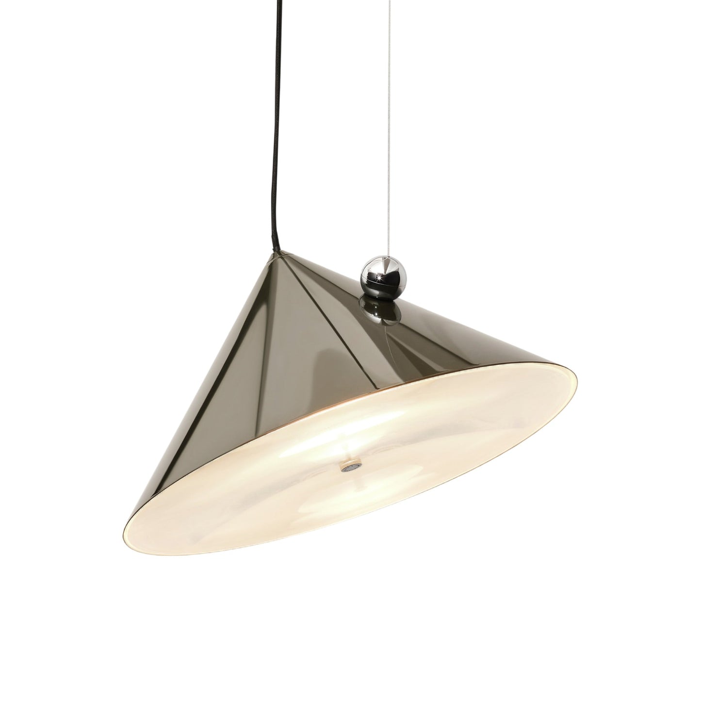 Pose LED Pendant Light in Kelp (16.9-Inch).