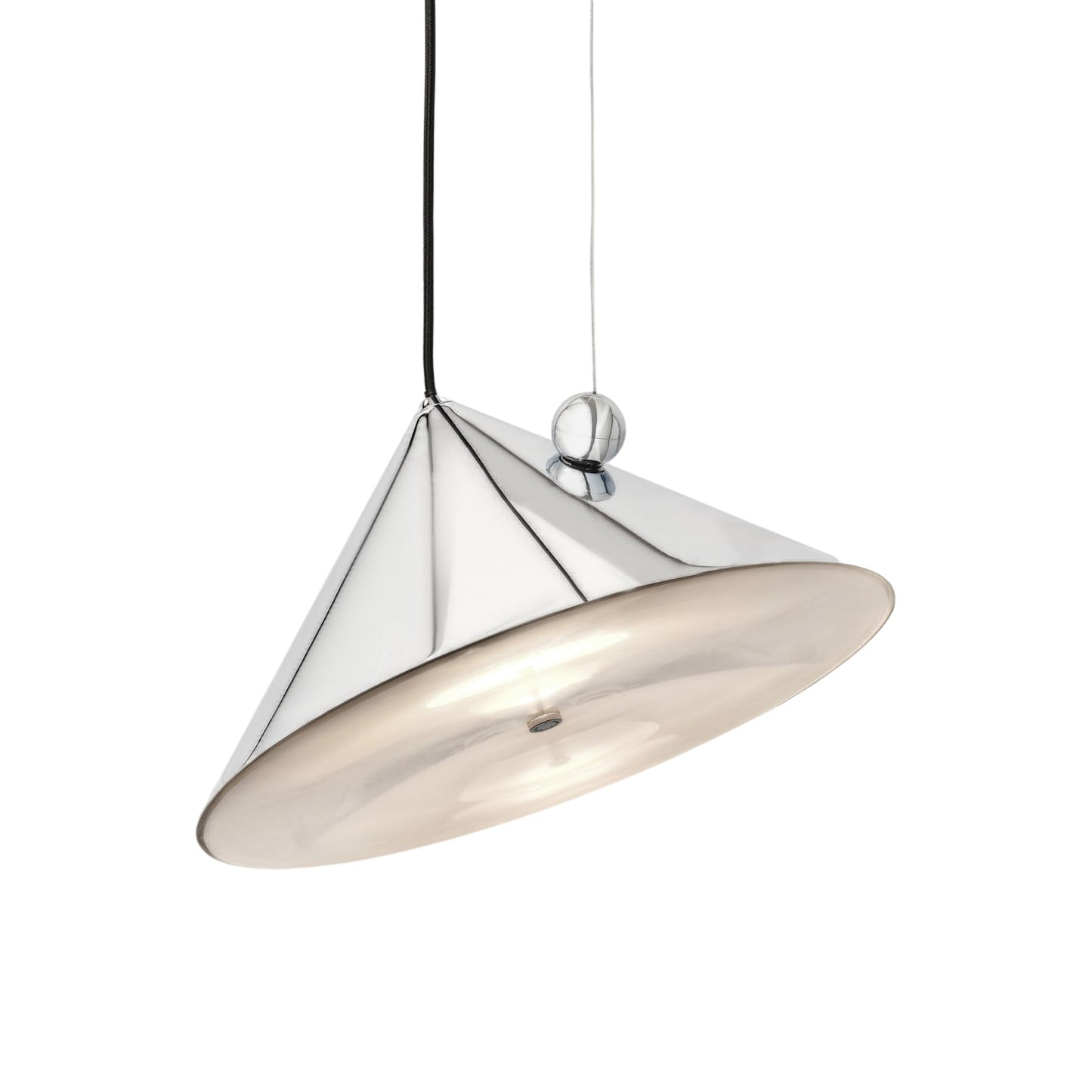 Pose LED Pendant Light in Silver (16.9-Inch).