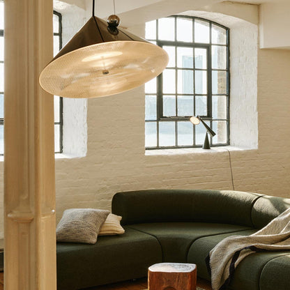 Pose LED Pendant Light in living room.