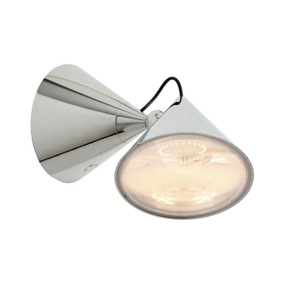 Pose LED Wall Light in Silver.