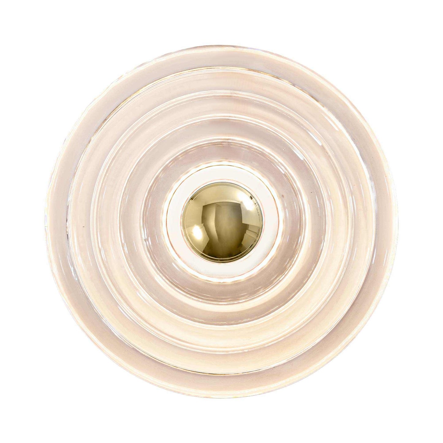 Press Large LED Wall Light in Clear.