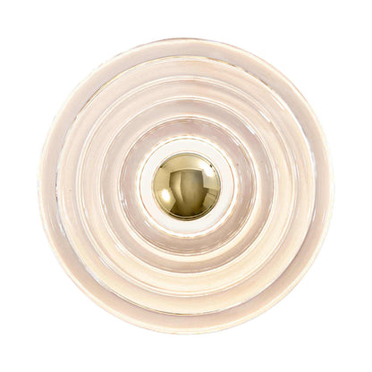 Press Large LED Wall Light in Clear.