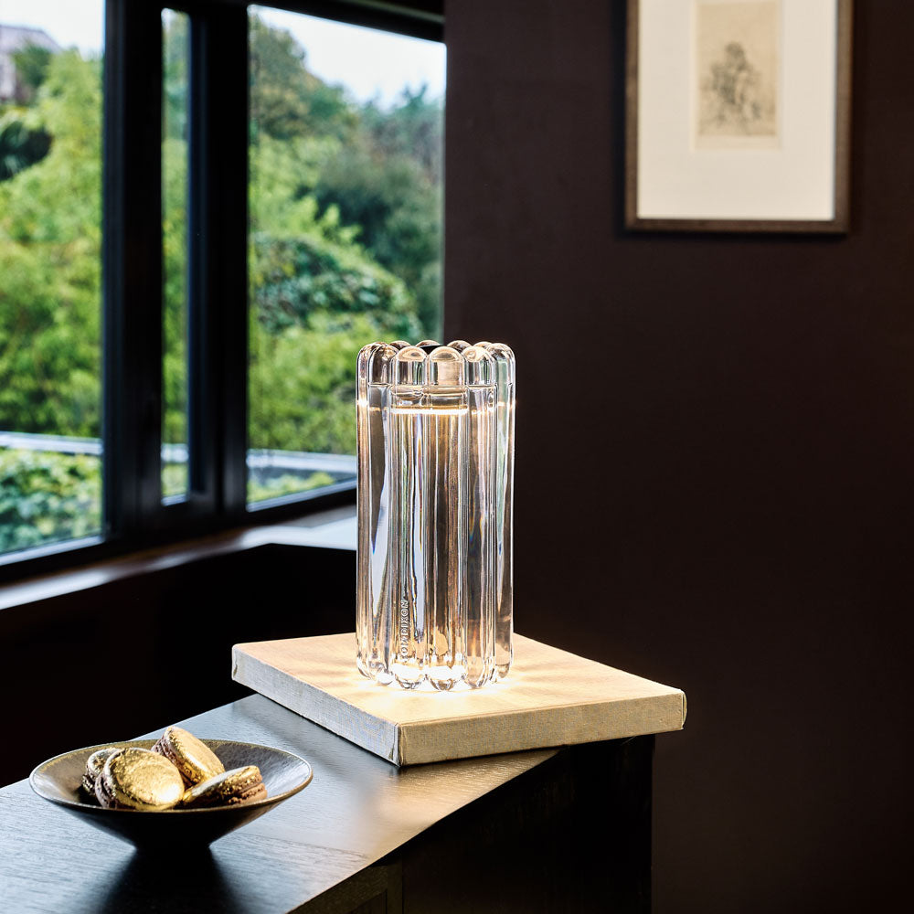 Press LED Table Lamp in living room.