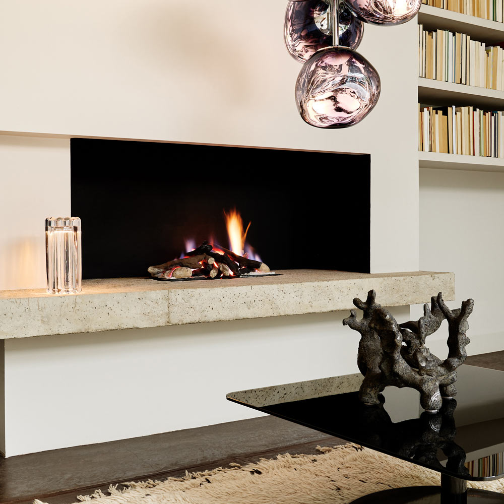 Press LED Table Lamp in living room.