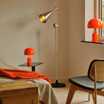 Unbeaten LED Floor Lamp in bedroom.