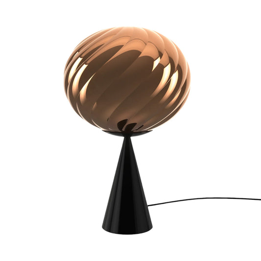 Whirl Cone Fat LED Table Lamp.