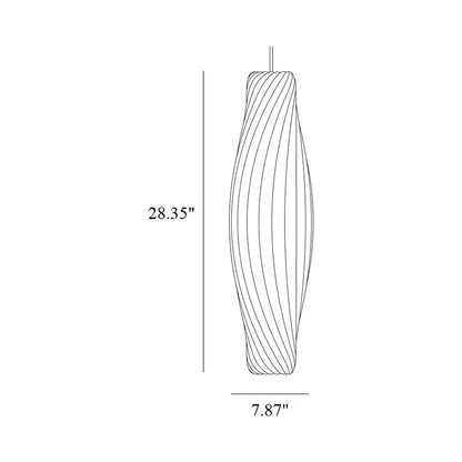 No.111 Pendant Light - line drawing.