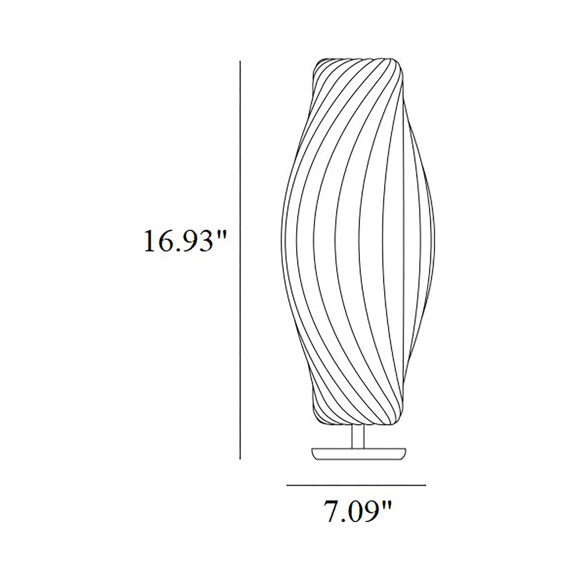 No.111 Table Lamp - line drawing.