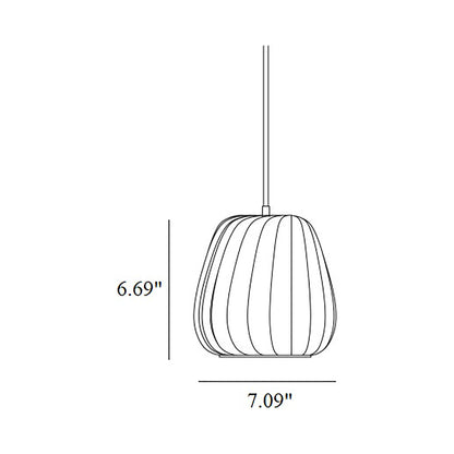 ST906 Mini Pendant Light - line drawing.