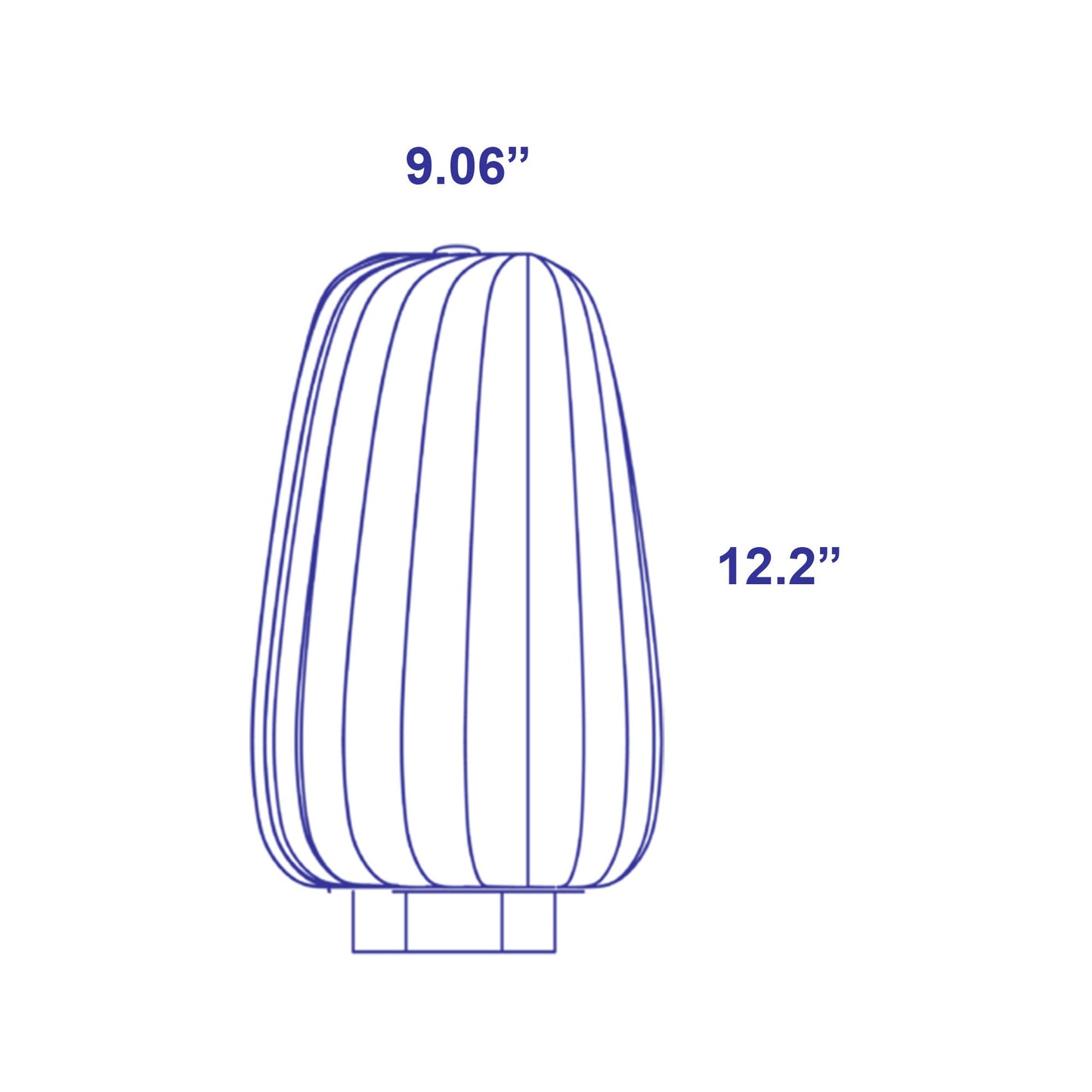 ST906 Table Lamp - line drawing.