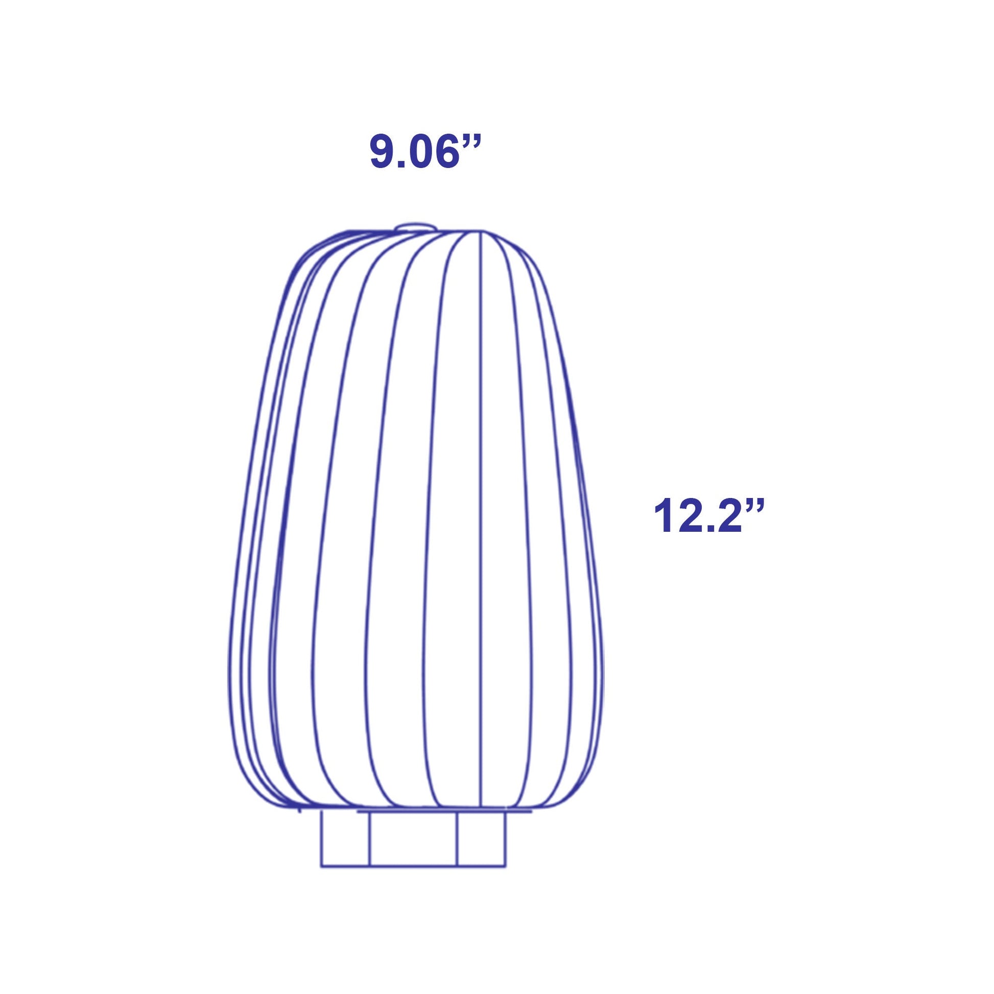 ST906 Table Lamp - line drawing.