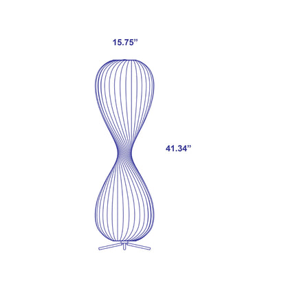TR10 Floor Lamp - line drawing.