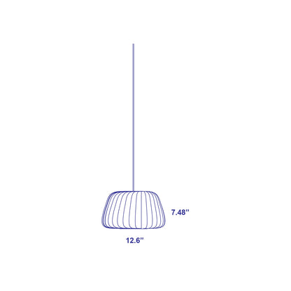TR19 Pendant Light - line drawing.