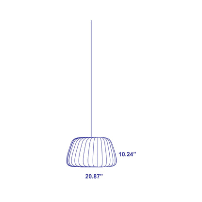 TR19 Pendant Light - line drawing.