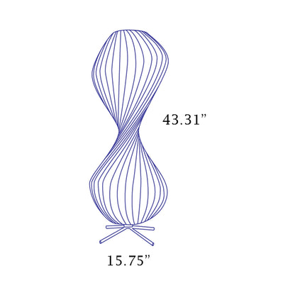 TR32 Floor Lamp - line drawing.