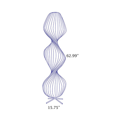 TR33 Floor Lamp - line drawing.