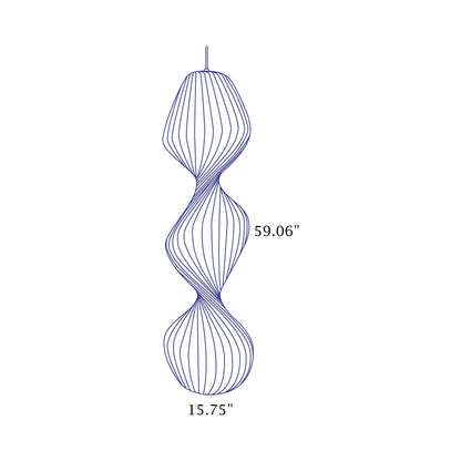 TR33 Pendant Light - line drawing.