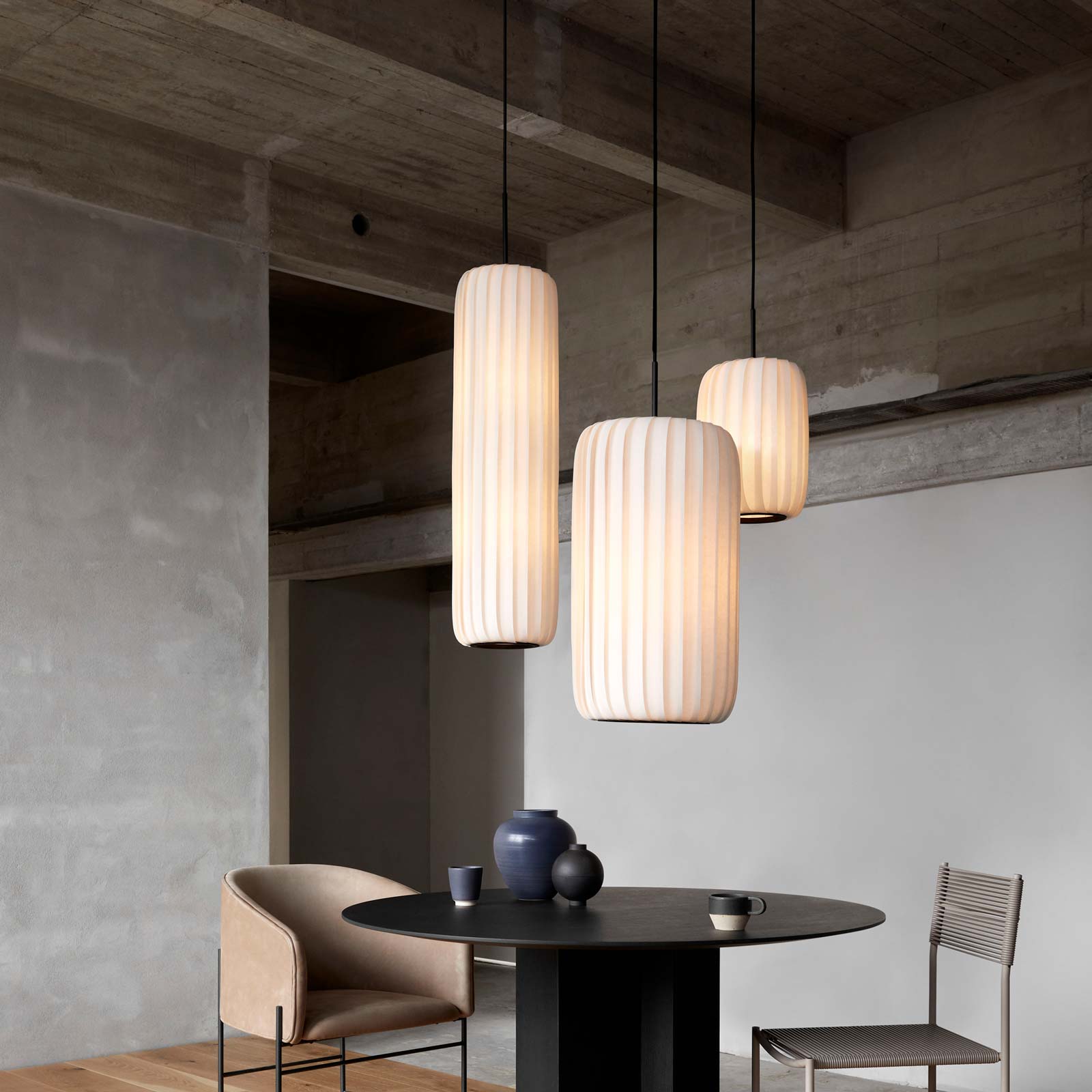 TR37 Pendant Light in living room.
