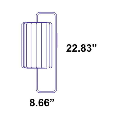 TR37 Wall Light - line drawing.