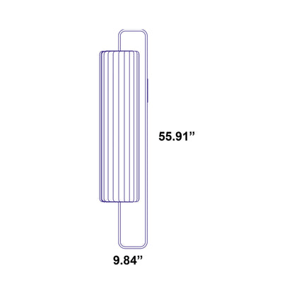 TR37 Wall Light - line drawing.