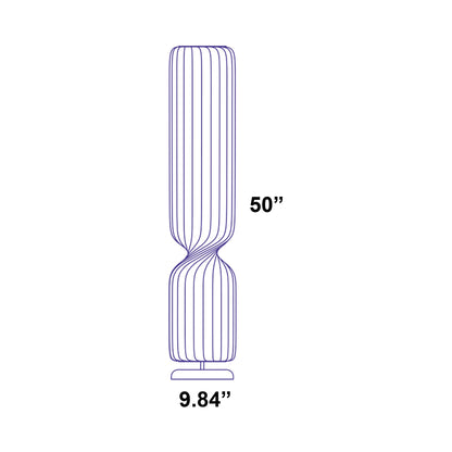 TR41 Floor Lamp - line drawing.