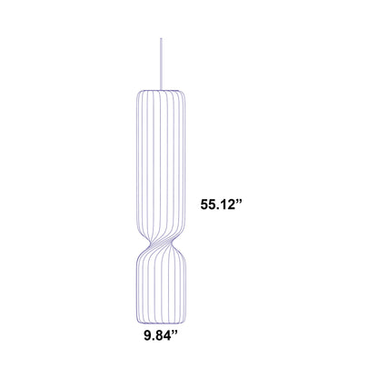 TR41 Pendant Light - line drawing.