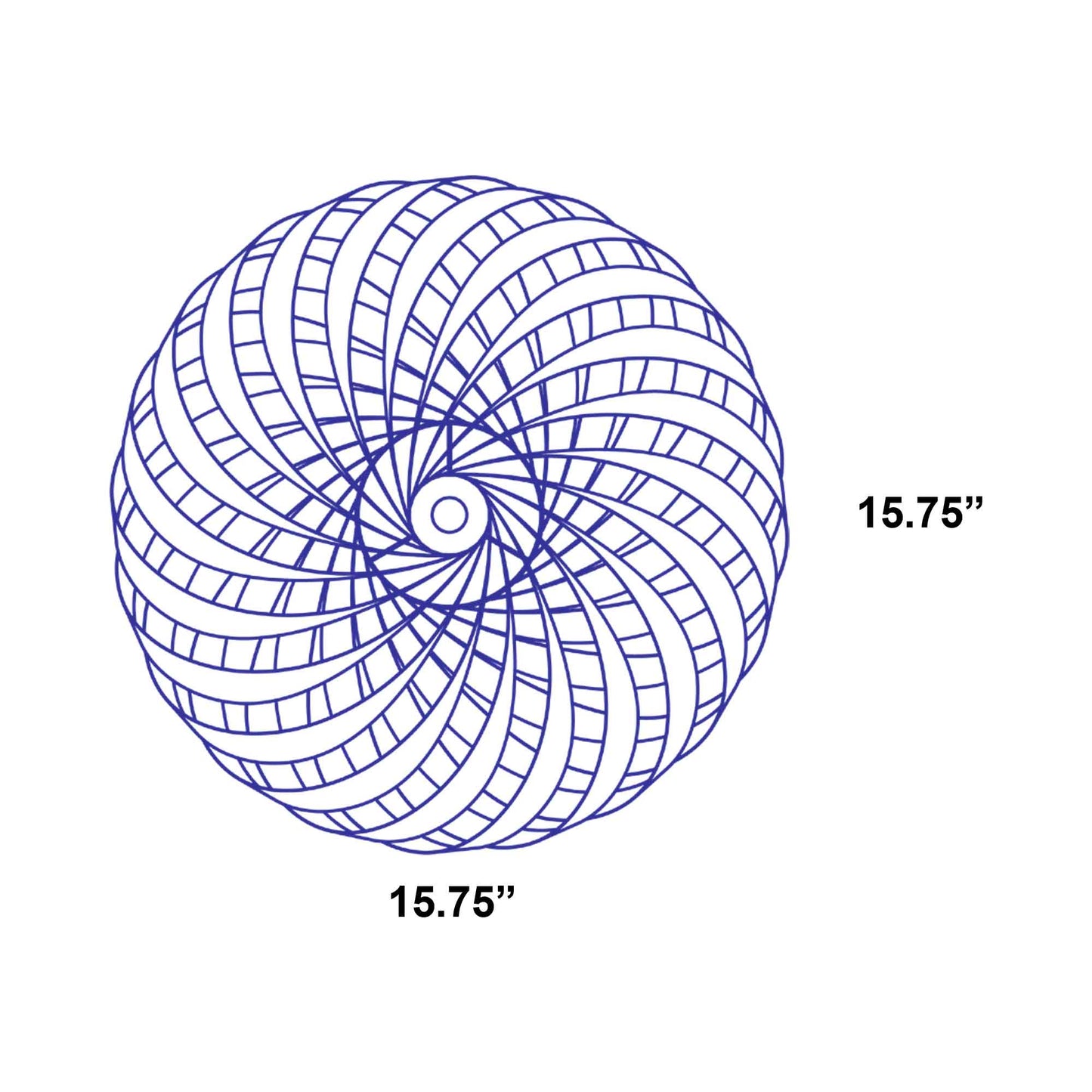 TR5 Wall Light - line drawing.