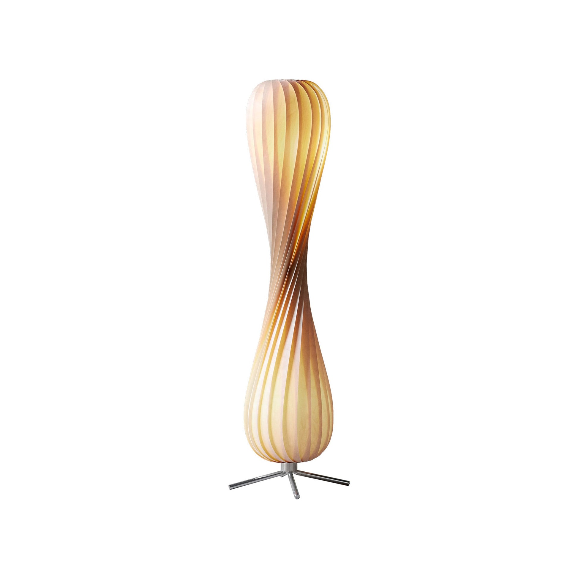 TR7 Floor Lamp in Natural/Birch Veneer (Small).