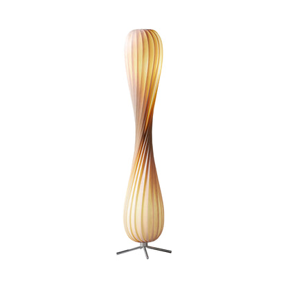 TR7 Floor Lamp in Natural/Birch Veneer (Large).