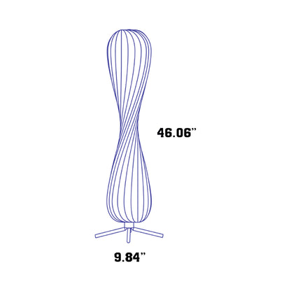 TR7 Floor Lamp - line drawing.