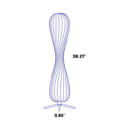 TR7 Floor Lamp - line drawing.