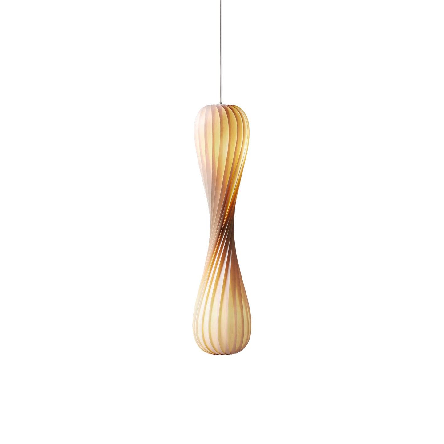 TR7 Pendant Light in Natural/Birch Veneer (Medium).
