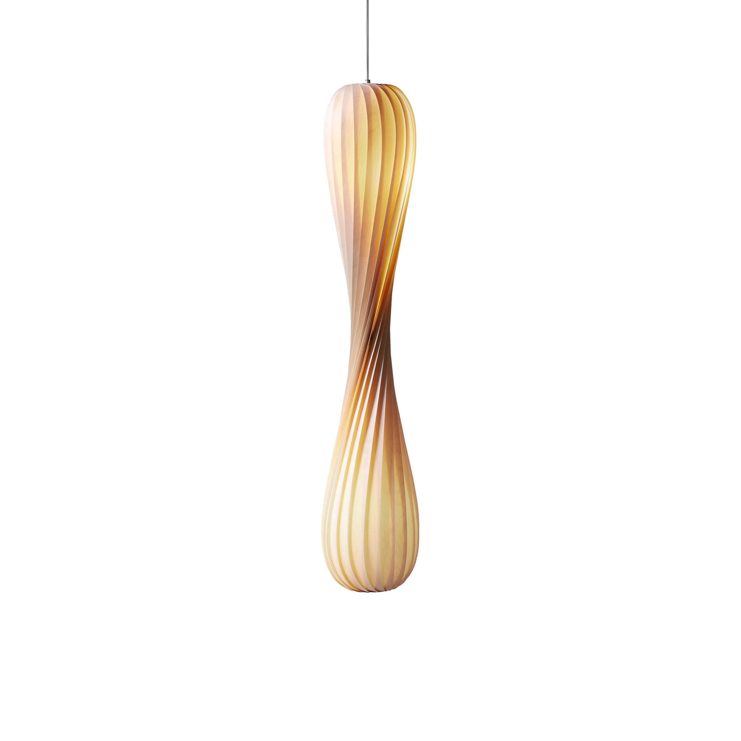 TR7 Pendant Light in Natural/Birch Veneer (Large).