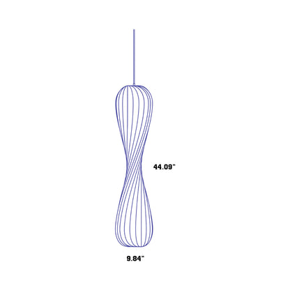 TR7 Pendant Light - line drawing.
