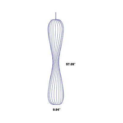 TR7 Pendant Light - line drawing.