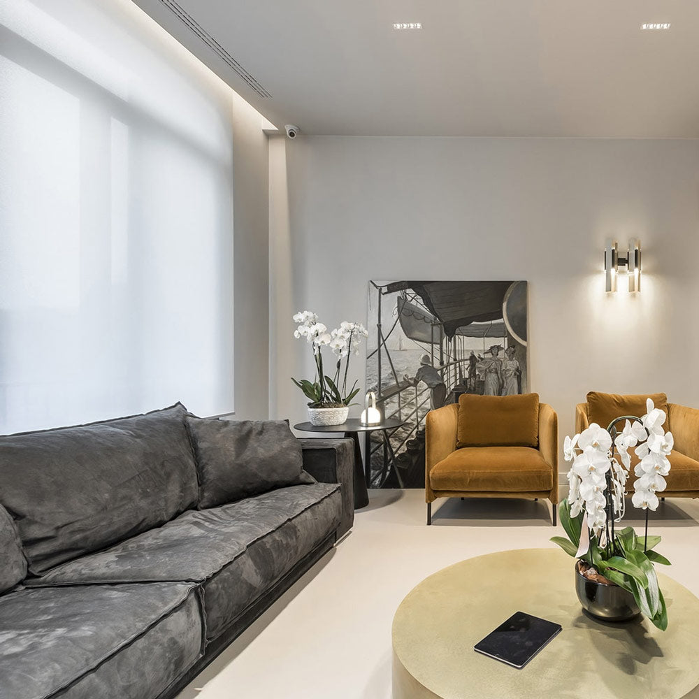 Excalibur LED Wall Light in living room.