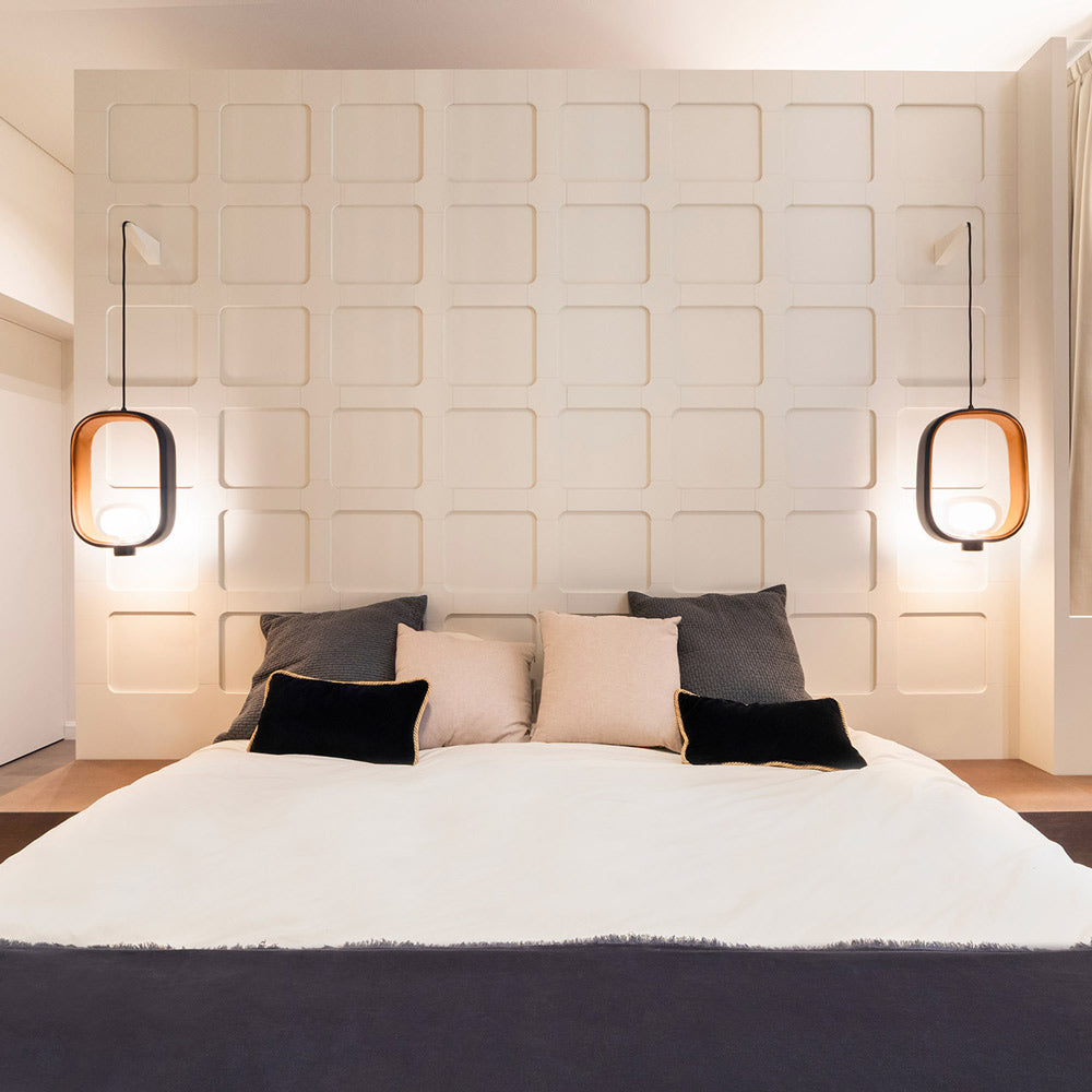 Filipa LED Pendant Light in bedroom.
