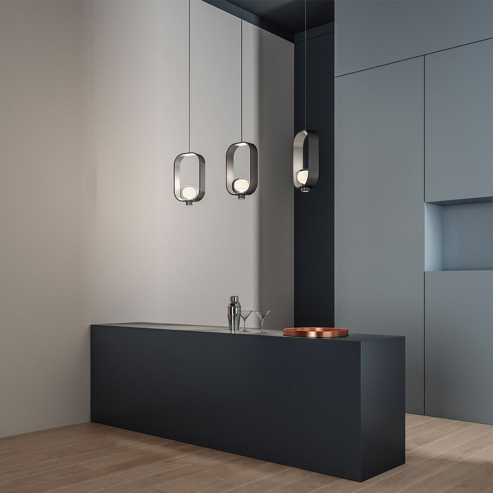 Filipa LED Pendant Light in living room.
