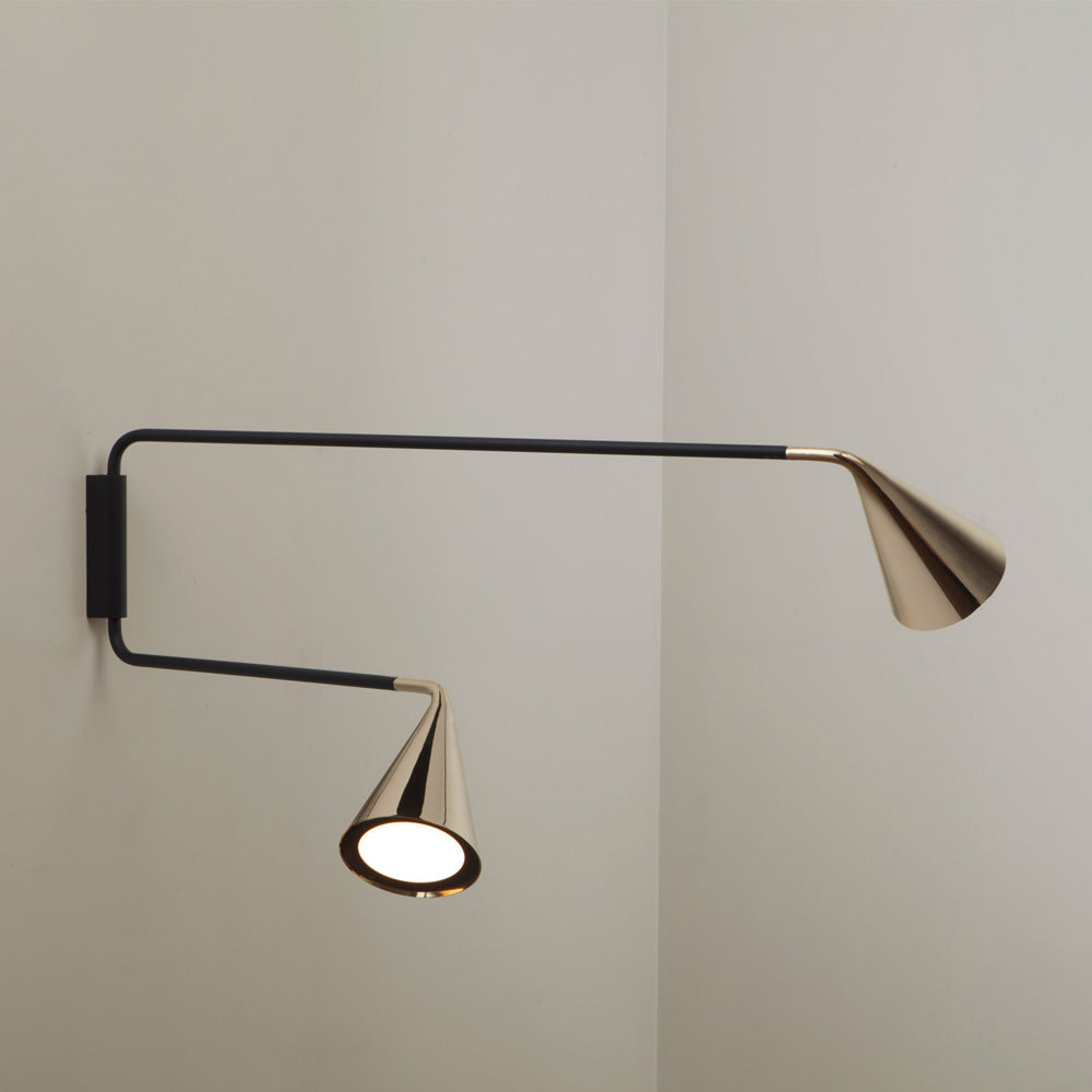 Gordon 2-Light Orientable Wall Light in Detail.
