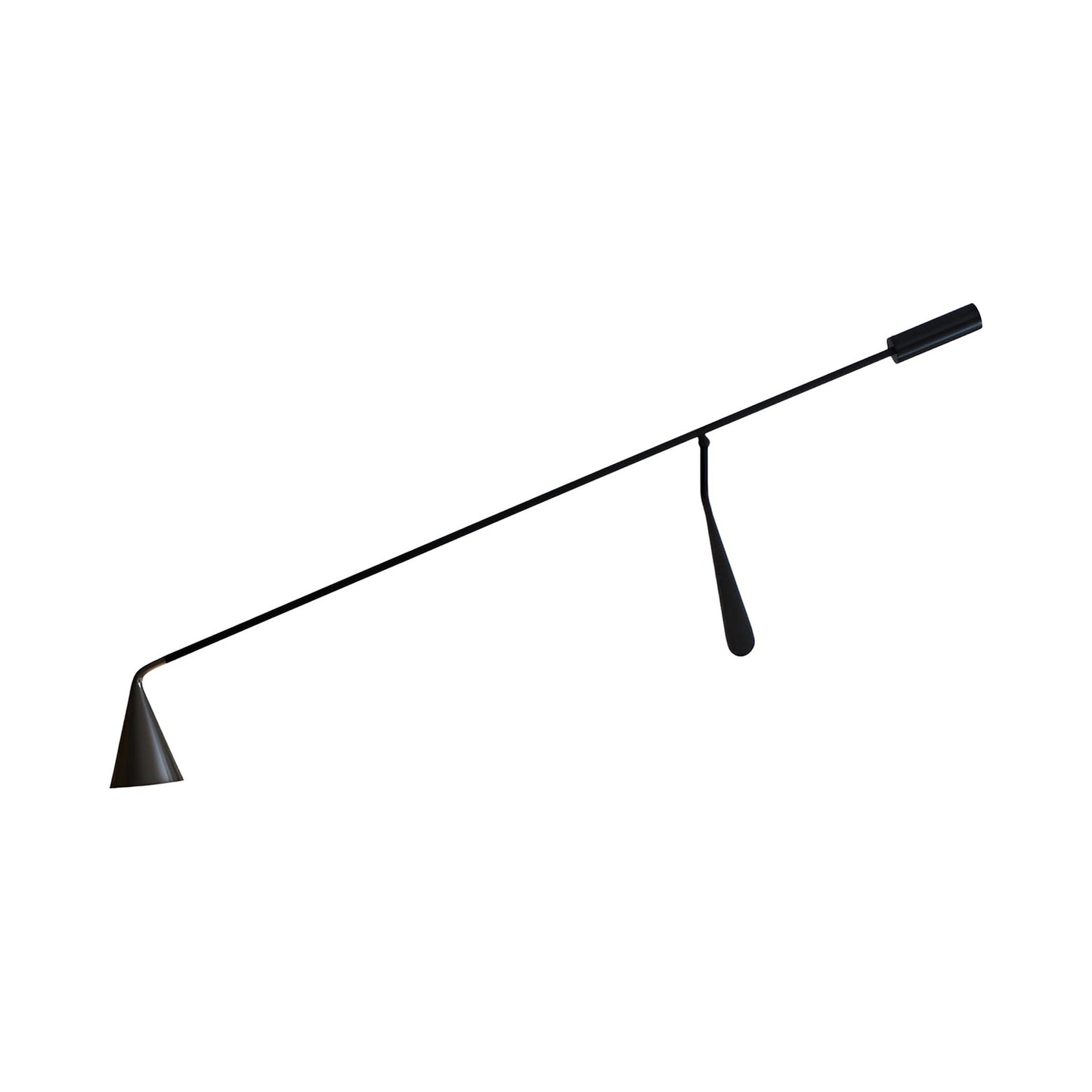 Gordon Adjustable Wall Light in Matte Black.