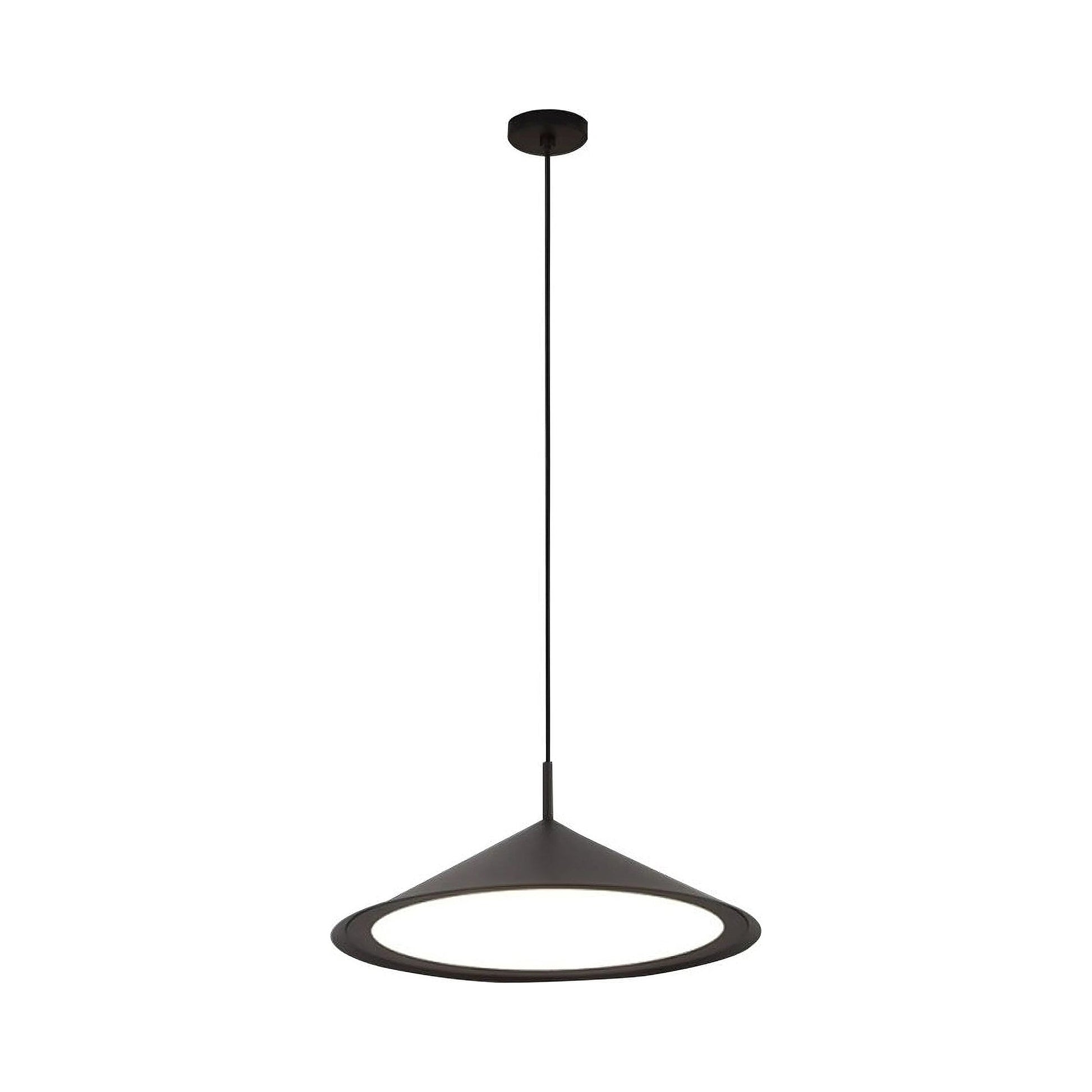 Gordon LED Pendant Light in Matte Black.