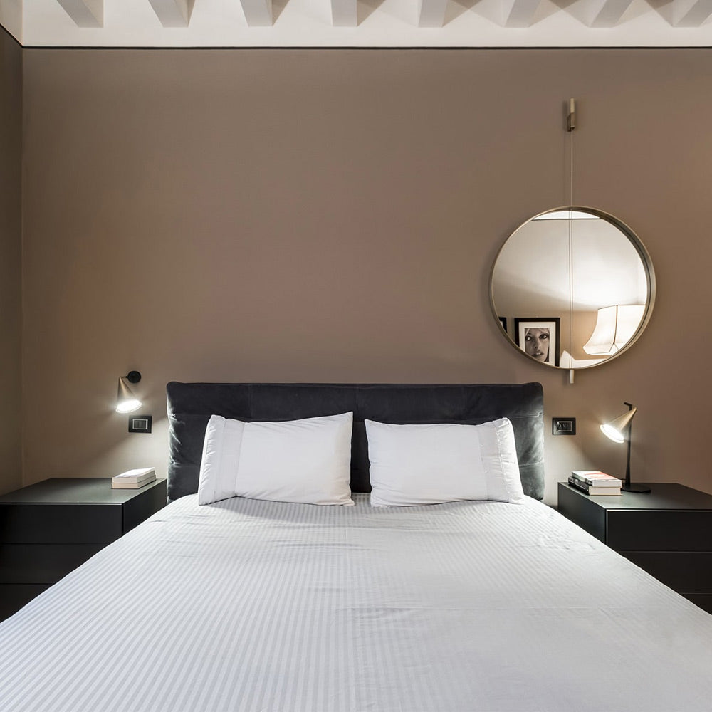 Gordon Table Lamp in bedroom.